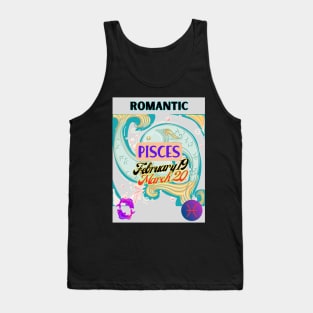 Astrological signs pisces symbols Tank Top